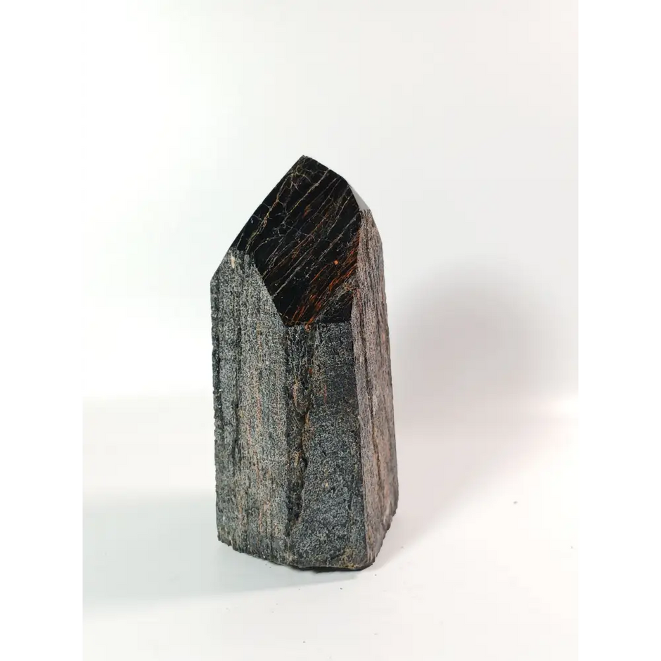 🖤🪨 Black Tourmaline with Hematite Tower – Double Protection and Deep Grounding ✨ - 12 - Specimens
