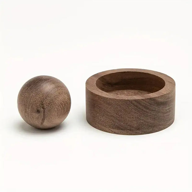 🌰✨ Black Walnut Pan Bead Oil Diffuser – Natural Aromatherapy & Earthy Elegance! 🍃 - Oils & Diffusers