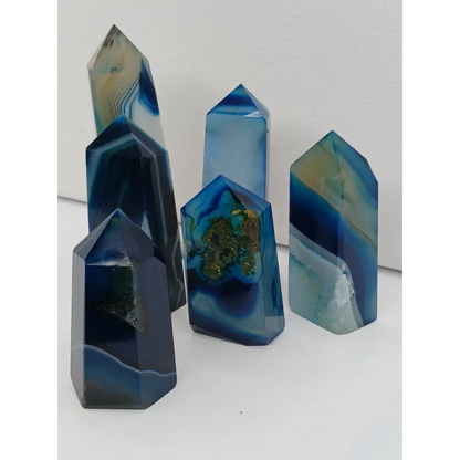 Blue Agate Points - Large - Towers
