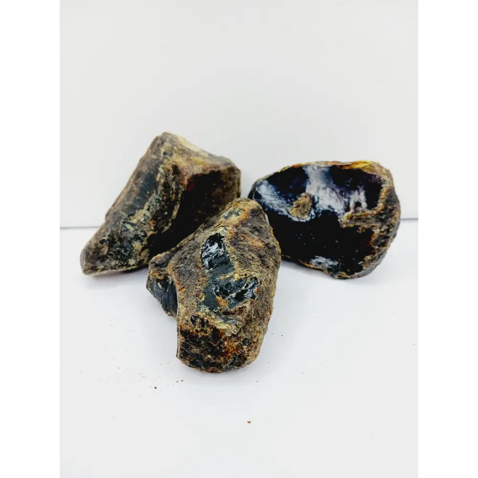 💙✨ Blue Amber Specimen – Illumination Clarity and Ancient Energy 🌌 - Specimens