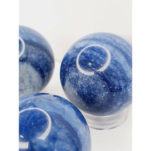 🔵✨ Blue Aventurine Sphere – Calm Communication and Empowered Insight 🌟 - Spheres