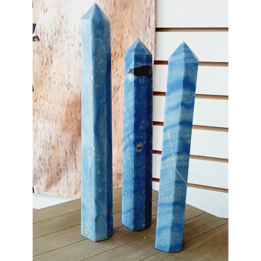 💙✨ Blue Aventurine Tower – Insight Calm and Empowered Communication 🗼 - Towers