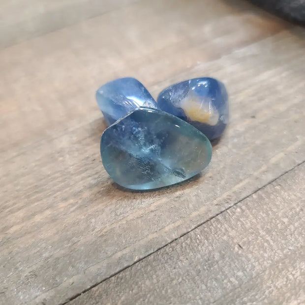 Blue Fluorite Tumbles - Tumbles