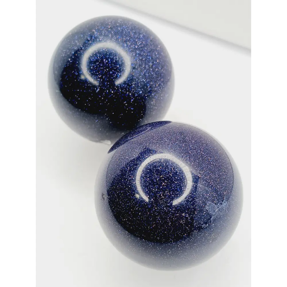 💙✨ Blue Goldstone Spheres – Dream Big and Shine Bright! INTUITIVE PICK ✨💙 - 1.75’’ - Spheres