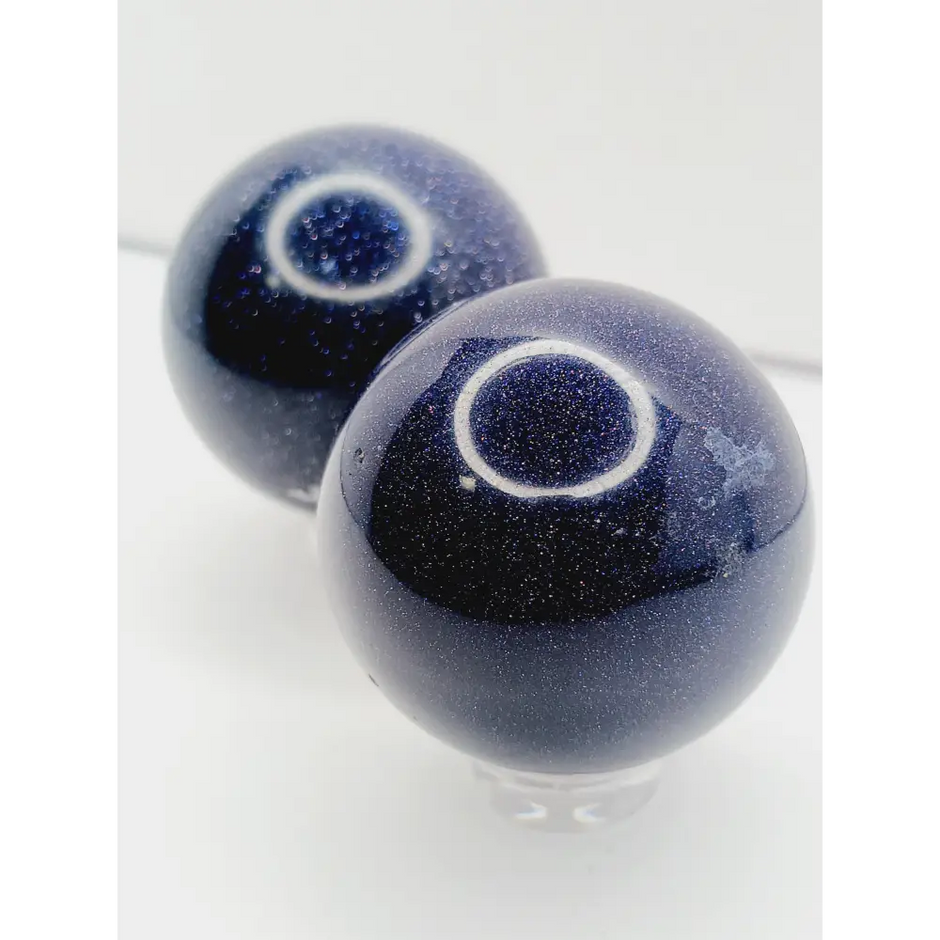 💙✨ Blue Goldstone Spheres – Dream Big and Shine Bright! INTUITIVE PICK ✨💙 - Spheres
