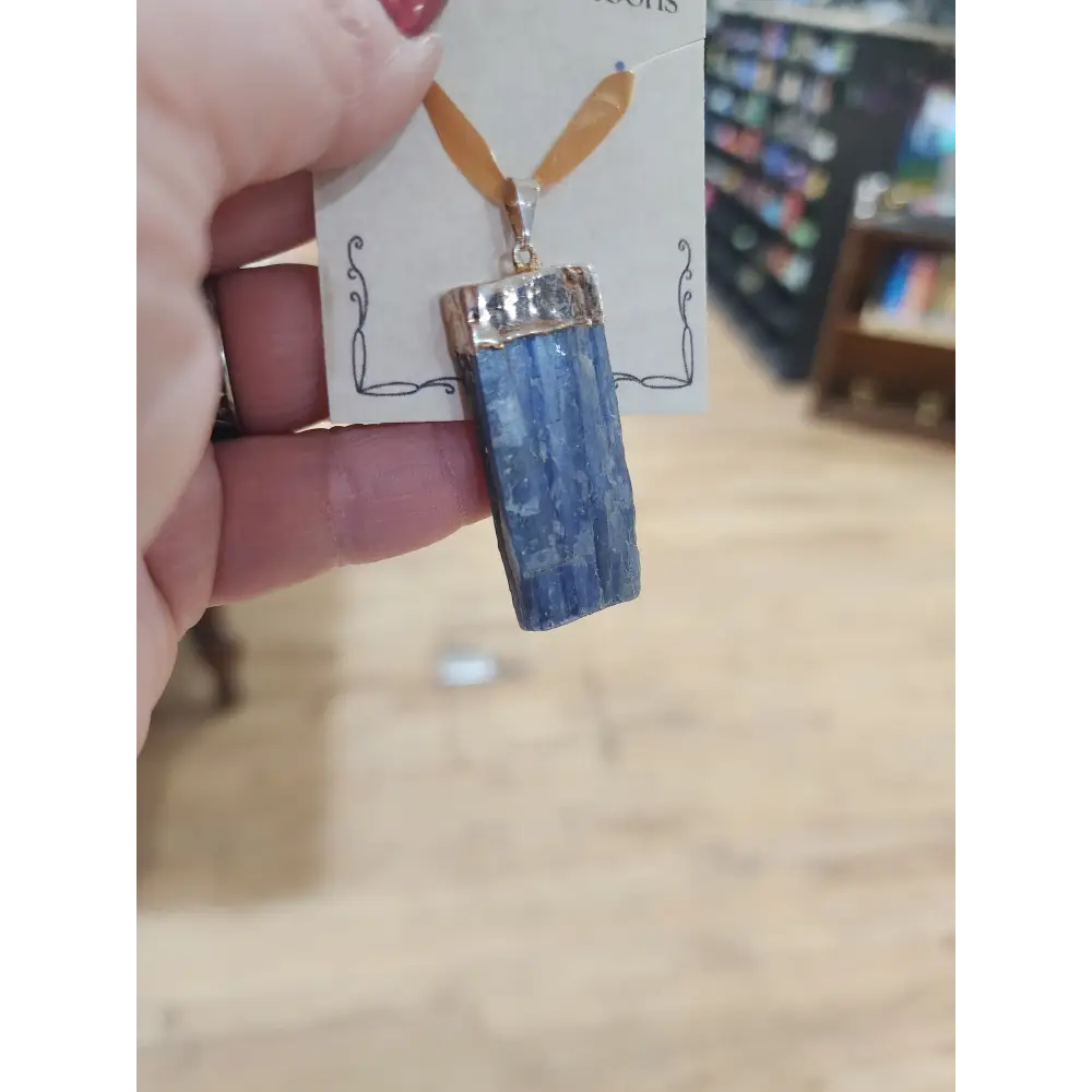 Blue Kyanite Pendant (THREE TYPES) - NO EXTRA STONE - Jewelry