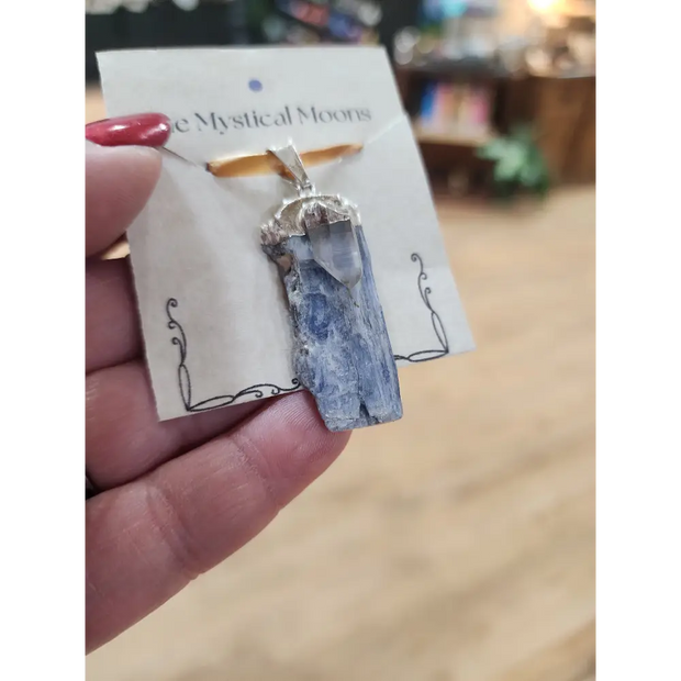 Blue Kyanite Pendant (THREE TYPES) - QUARTZ - Jewelry
