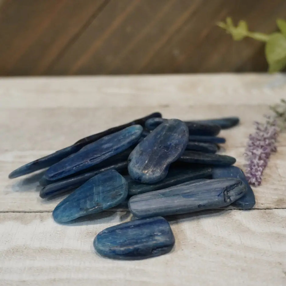 Blue Kyanite Tumbles - Tumbles