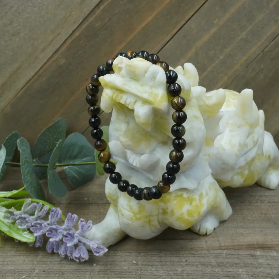 Blue Tigers Eye Bracelet - 8mm - OMC BRACELETS