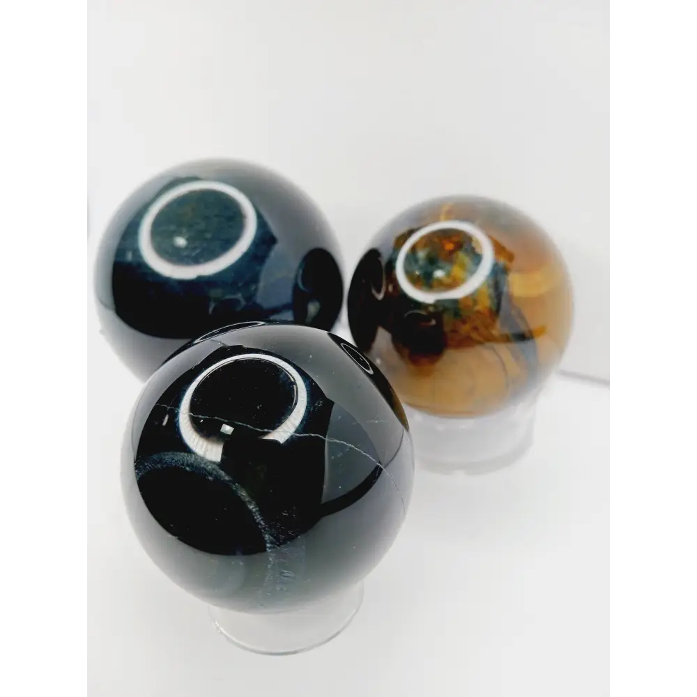 🌊 Blue Tiger’s Eye Spheres - 2.25’’ to 2.5’’ 🖤 - Spheres