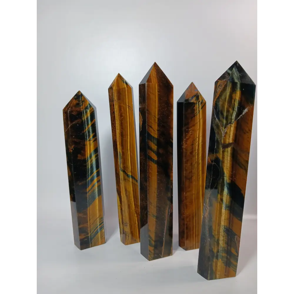 🔷🦅 Blue Tigers Eye Tower – Insight and Soothing Strength 🦅🔷 - Towers