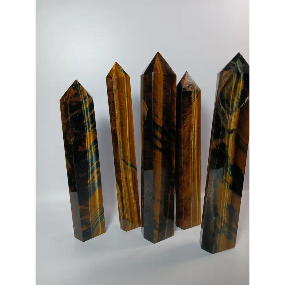 🔷🦅 Blue Tigers Eye Tower – Insight and Soothing Strength 🦅🔷 - Towers