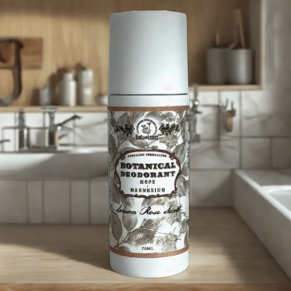 🌹🍋 Botanical Magnesium Deodorant – Rose + Lemon (Aluminum & Baking Soda Free!) ✨ - Bath Body & Skin Products