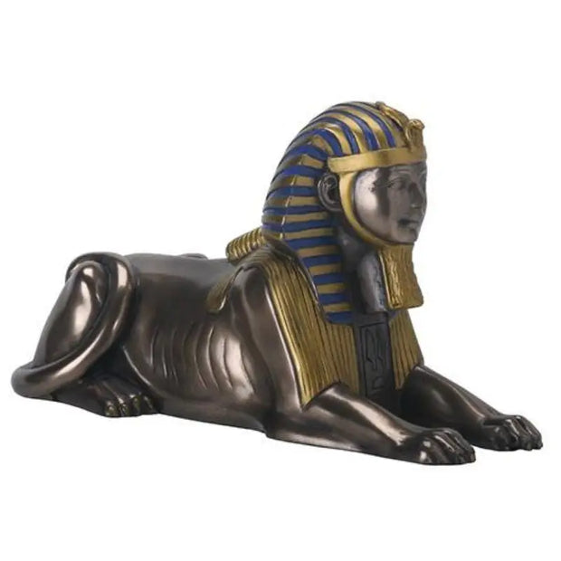 🦁✨ Bronze-Style Sphinx Statue – Guardian of Mystery & Ancient Wisdom (7’’) 🌟 - Statues