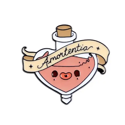 BROOCH LAPEL ENAMEL Magical Pins Pin (Page 1) - Amortentia Potion - Clothing & Apparel