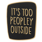 BROOCH LAPEL ENAMEL Magical Pins Pin (Page 1) - It’s Too Peopley Outside black - Clothing & Apparel