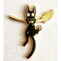 BROOCH LAPEL ENAMEL Magical Pins Pin (Page 1) - Kitty on Broom - Clothing & Apparel
