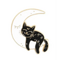 BROOCH LAPEL ENAMEL Magical Pins Pin (Page 1) - Kitty on Moon - Clothing & Apparel