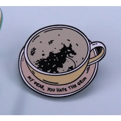 BROOCH LAPEL ENAMEL Magical Pins Pin (Page 1) - My Dear, You Have The Grim - Clothing & Apparel