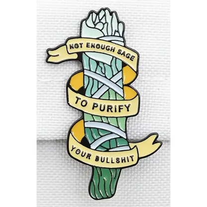 BROOCH LAPEL ENAMEL Magical Pins Pin (Page 1) - Not Enough Sage - Clothing & Apparel