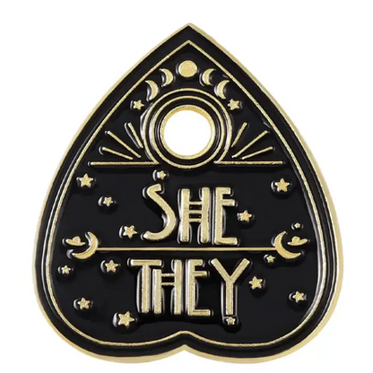 BROOCH LAPEL ENAMEL Magical Pins Pin (Page 1) - Ouija-3 - Clothing & Apparel