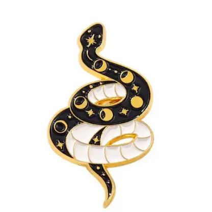 BROOCH LAPEL ENAMEL Magical Pins Pin (Page 1) - Snake - Clothing & Apparel