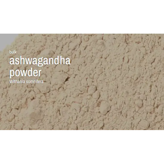 Bulk Herbs by the Half Ounce (.5 oz) - Ashwaganda Powder - Herbs & Accessories