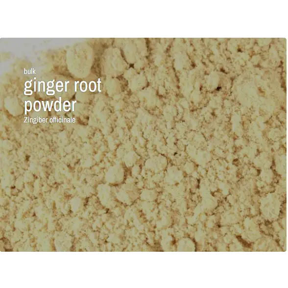 Bulk Herbs by the Half Ounce (.5 oz) - Ginger Root Powder - Herbs & Accessories