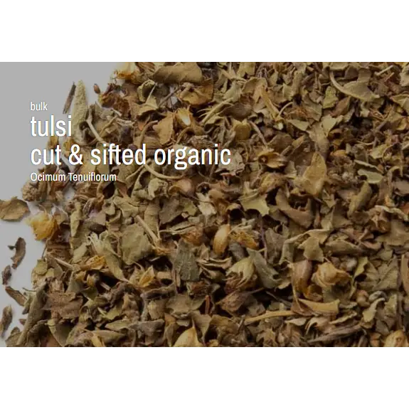 Bulk Herbs by the Half Ounce (.5 oz) - Holy Basil (Tulsi) Leaf and Flower - Herbs & Accessories