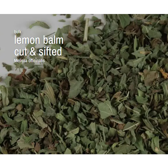 Bulk Herbs by the Half Ounce (.5 oz) - Lemon Balm - Herbs & Accessories