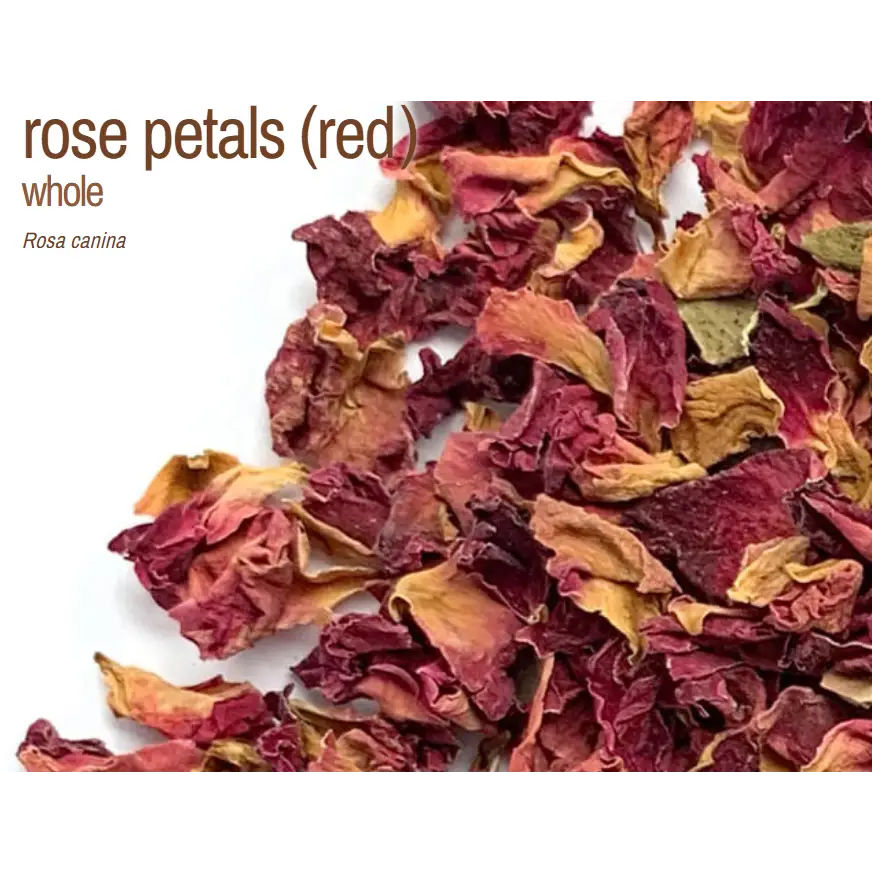 Bulk Herbs by the Half Ounce (.5 oz) - Rose Petals - Herbs & Accessories