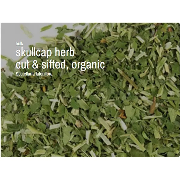 Bulk Herbs by the Half Ounce (.5 oz) - Skullcap Herb - Herbs & Accessories
