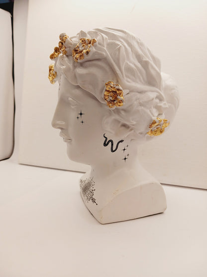 🗿✨ Bust Statues with Tattoos – Bold Artistry Modern Magic and Unique Decor!🎨 Made by Samantha Dentterder