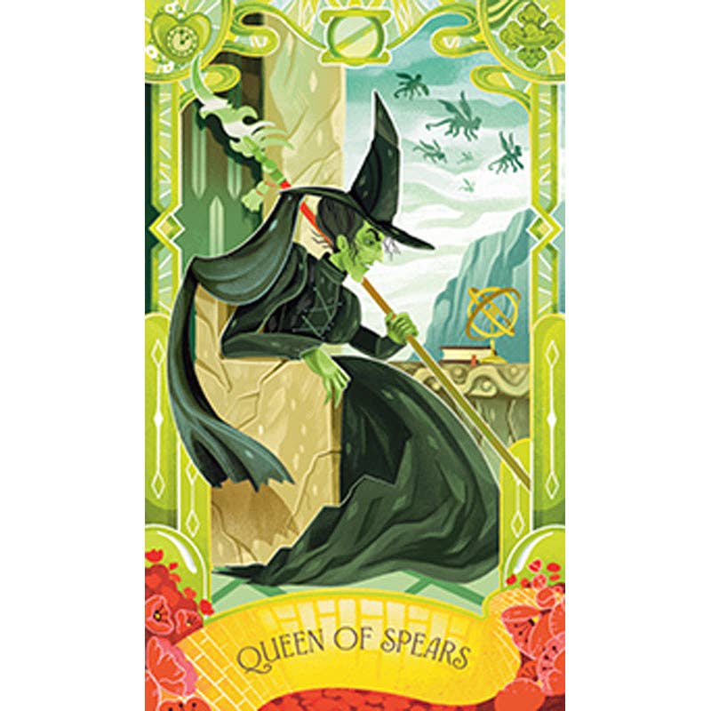 The Wizard of Oz Tarot Deck and Guidebook (Officially Licensed, 78 Cards and 128-Page Guidebook) – Deluxe Gift Box Set
