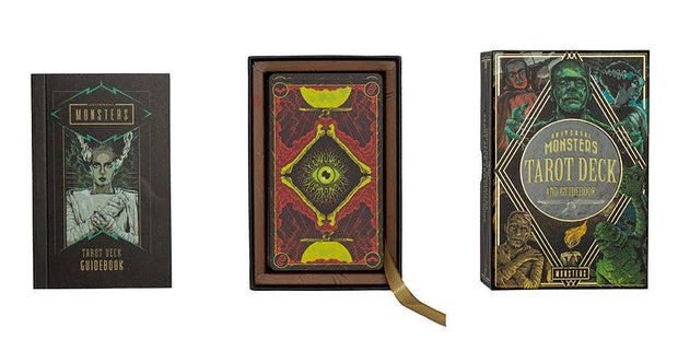 Universal Monsters Tarot Deck and Guidebook (Official, 78 Cards) – Classic Movie Monster Tarot in a Deluxe Collectible Box