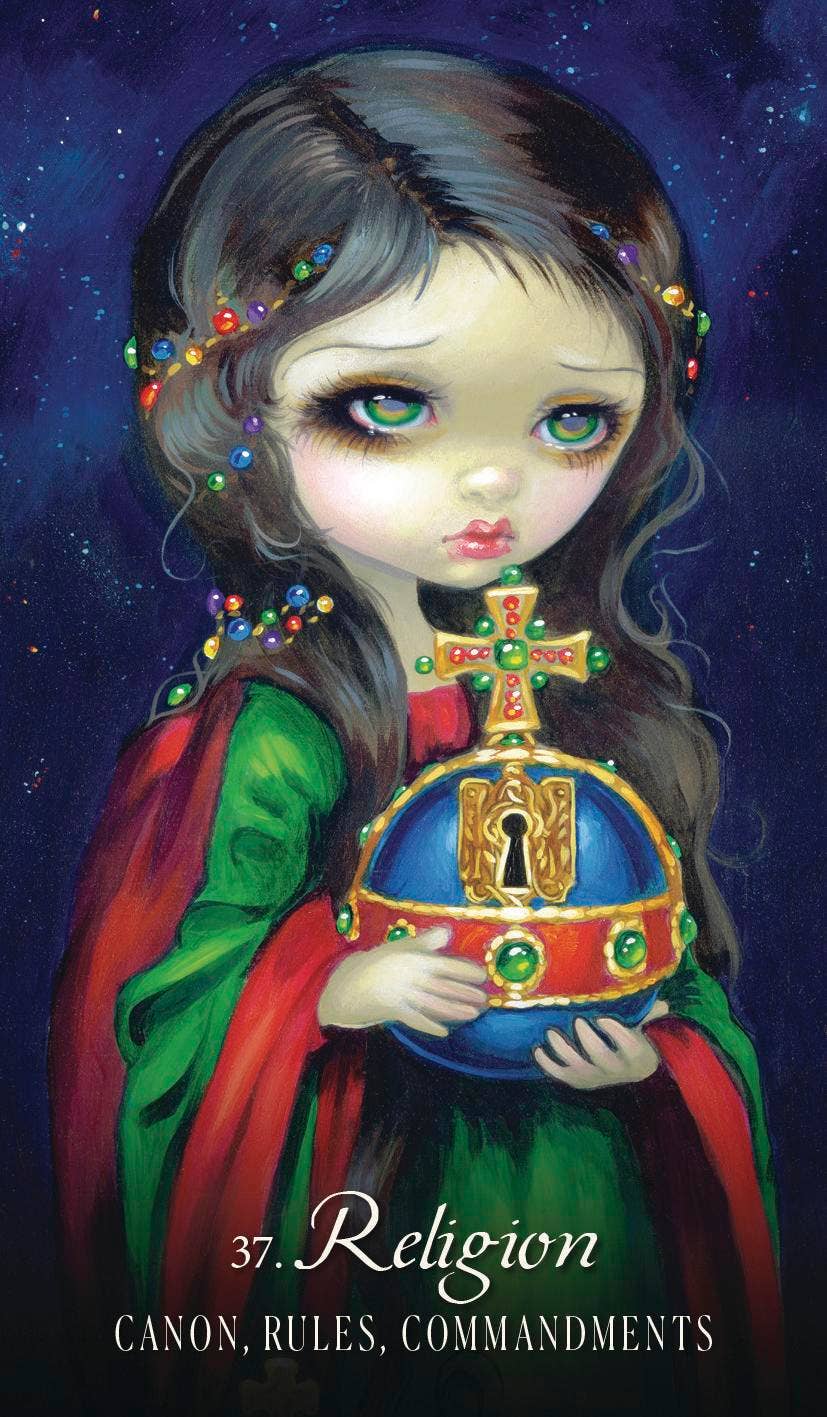 Ancient Wisdom and Healing Messages from the Children of the Night Oracle Deck (44 Cards + Guidebook) – by Lucy Cavendish and Jasmine Becket-Griffith