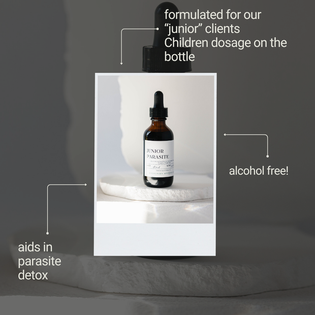 Junior Parasite Tincture (Ages 2+)  CONTAINS NUTS