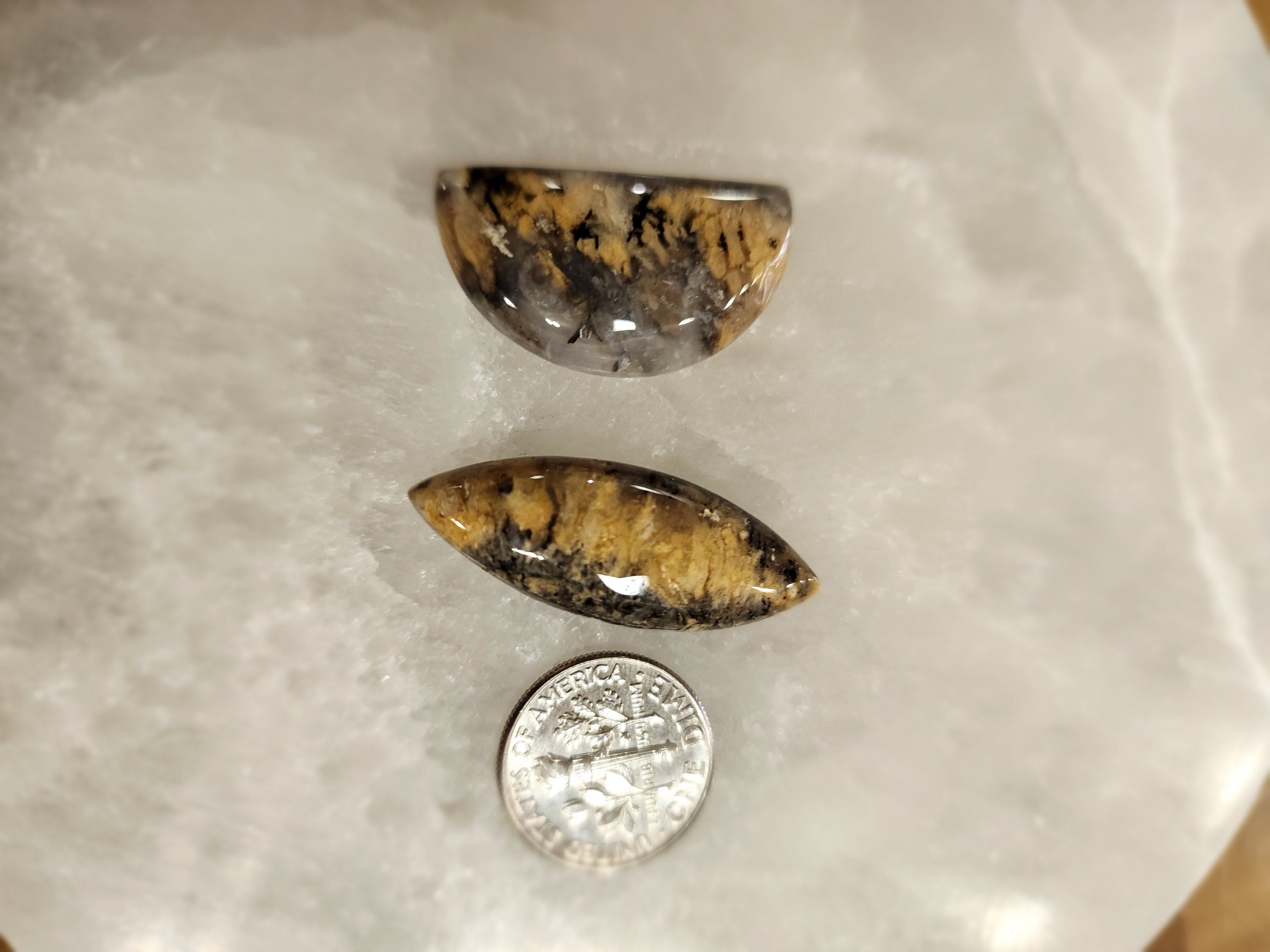 Cabochons for Jewelry Making - Tiger Dendrite Agate - Jewelry