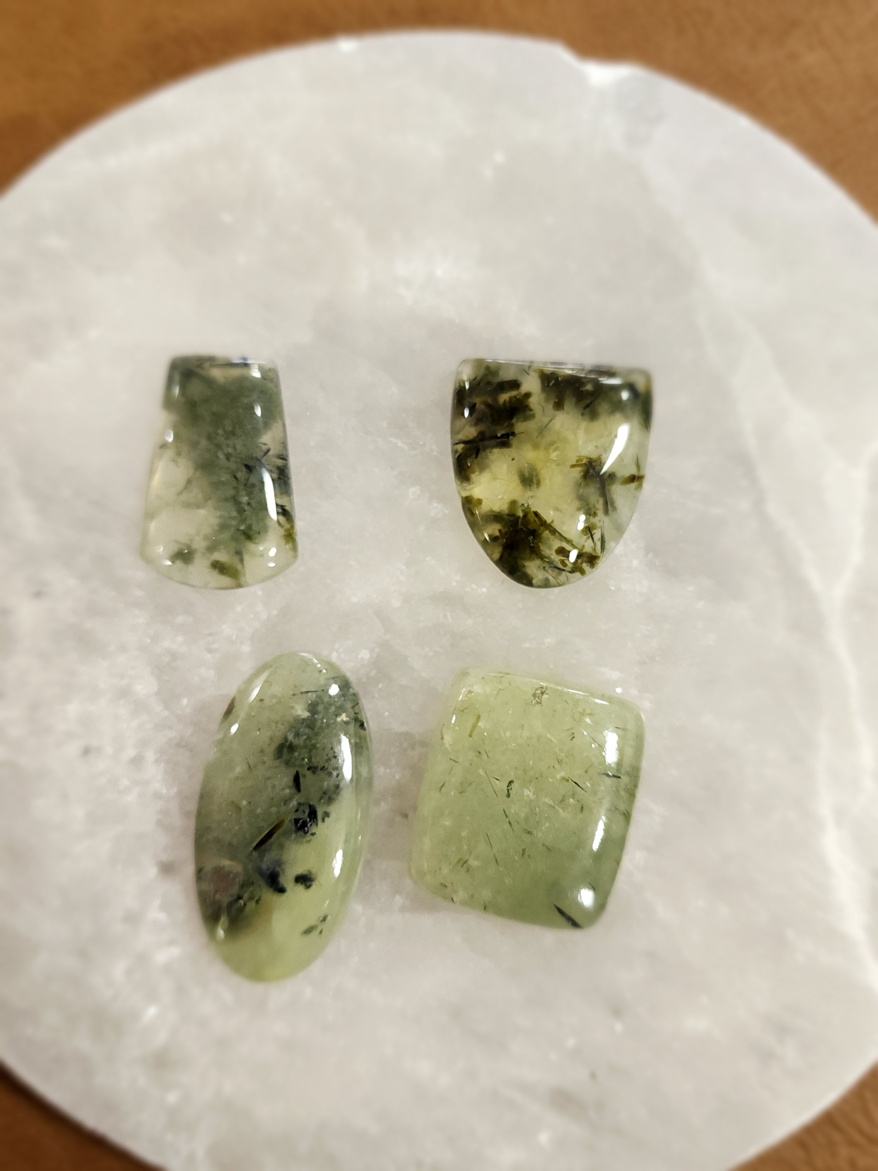 Cabochons for Jewelry Making - Prehnite - Jewelry
