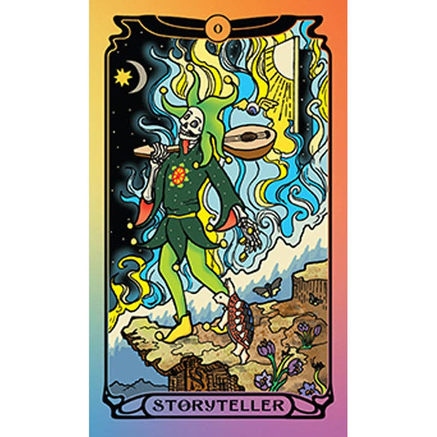 Grateful Dead Tarot Deck and Guidebook (Official, 78 Cards) – Hand-Drawn Deadhead Imagery Meets Traditional Tarot