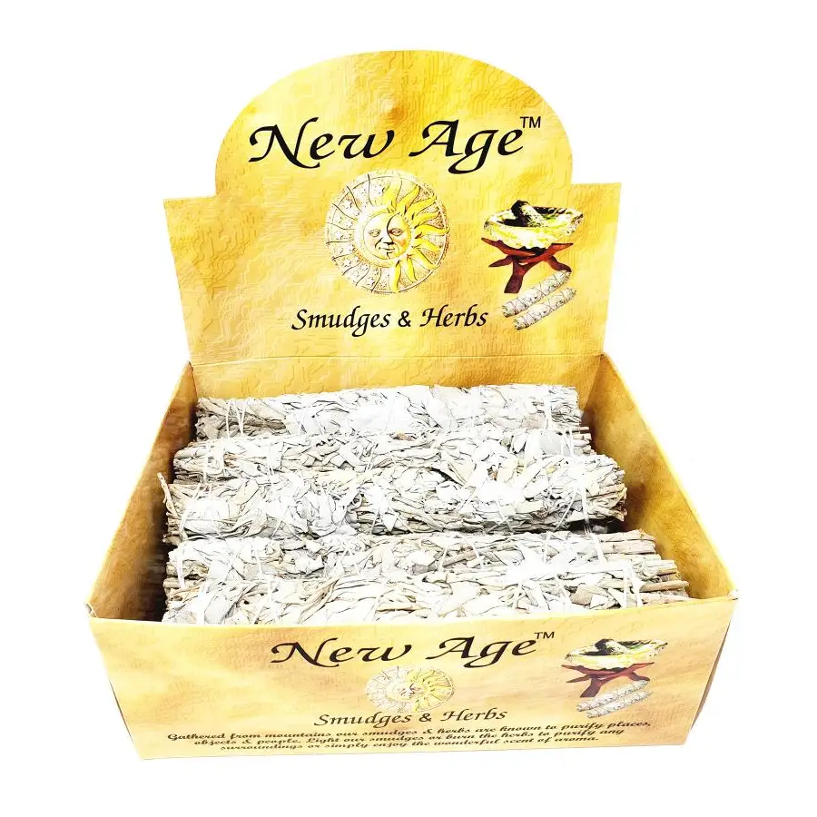 California White Sage 8’’L 1.5’’W - Incense & Burners