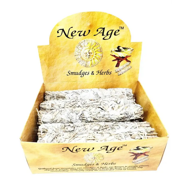California White Sage 8’’L 1.5’’W - Incense & Burners