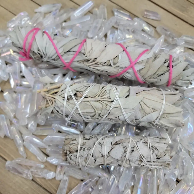 California White Sage - Smudge Wands 4’’ / 6’’ / 8’’ - Incense & Burners