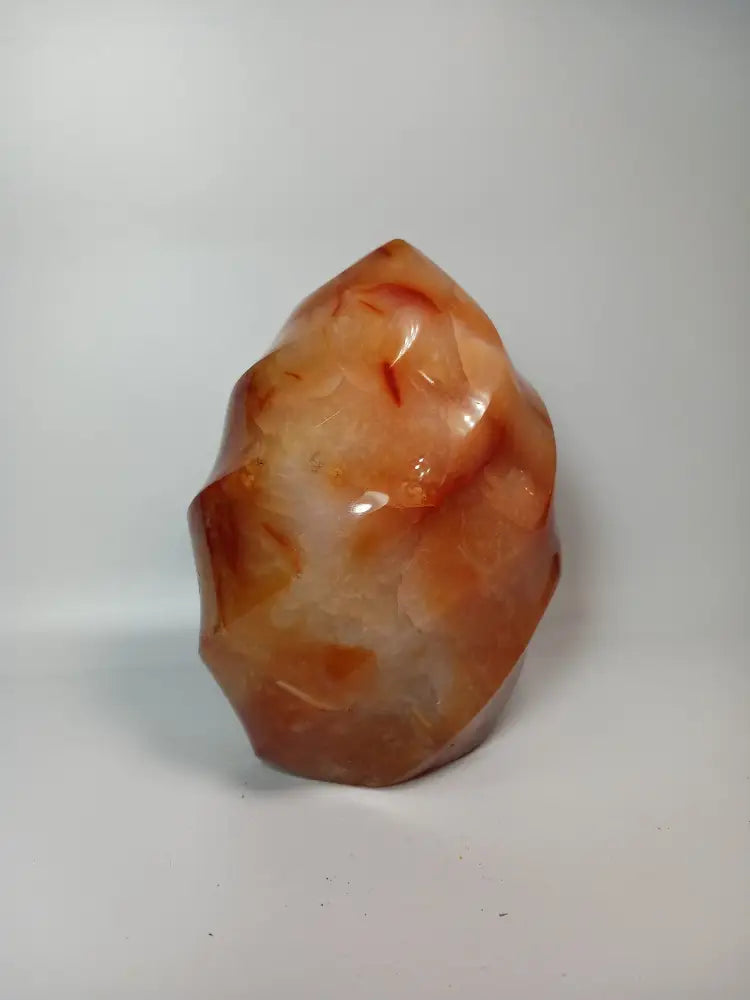 🔥✨ Carnelian Freeform – Motivation and Creative Energy ✨🔥 1 Flame 5’’ PALM