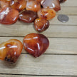 Carnelian Hearts - Carvings