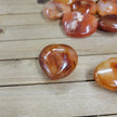 Carnelian Hearts - Carvings