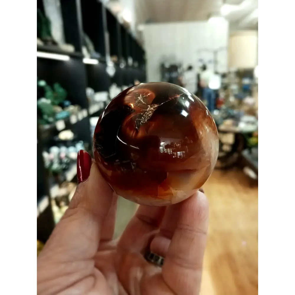 🔥🧡 Carnelian Spheres (3’’) – Ignite Confidence and Creative Energy! 🧡🔥 - 8 - Spheres