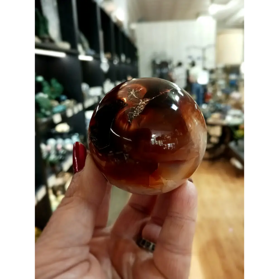 🔥🧡 Carnelian Spheres (3’’) – Ignite Confidence and Creative Energy! 🧡🔥 - 8 - Spheres
