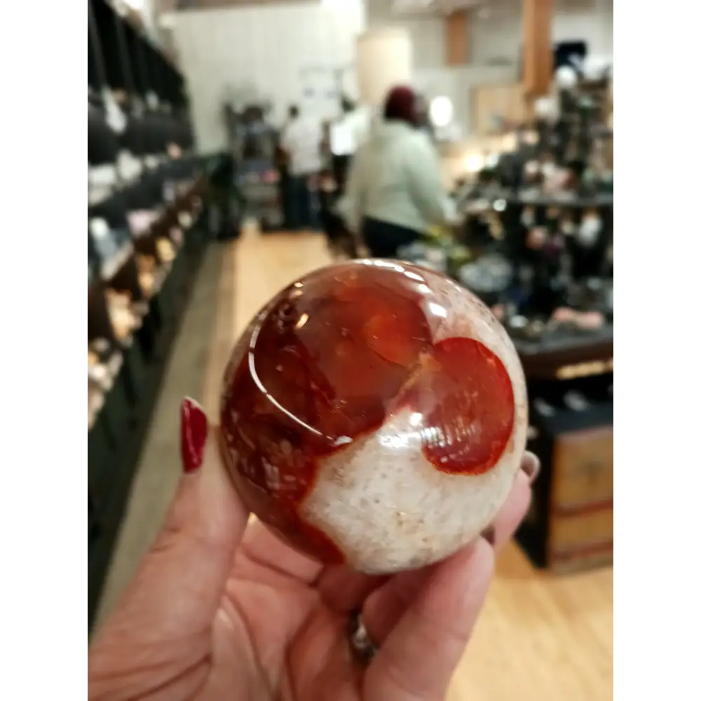 🔥🧡 Carnelian Spheres (3’’) – Ignite Confidence and Creative Energy! 🧡🔥 - 4 - Spheres