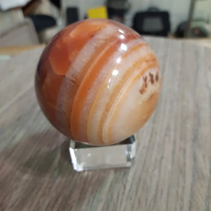 🔥🧡 Carnelian Spheres (3’’) – Ignite Confidence and Creative Energy! 🧡🔥 - Spheres